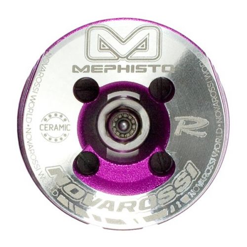 NOVAROSSI Mephisto.12 02672 2,1cc 1/10th Touring cooling head violet 2,1cc Ø50mm 6 Fins.