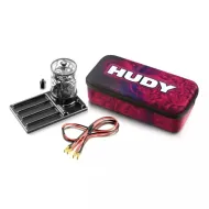 HUDY 104003 AIR VAC - VACUUM PUMP WITH TRAY - ON-ROAD 1/8, 1/10, 1/12 - 104003