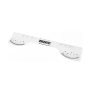 HUDY 108940 UPSIDE MEASURE PLATE FOR 1/10 OFF-ROAD CARS - 108940