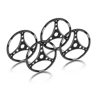 HUDY 109672 ALU SET-UP WHEEL FOR 1/8 GT (4) - 109672