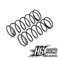 HB RACING HB109806 Shock Springs (Green/68mm/60.8gF/2pcs) 