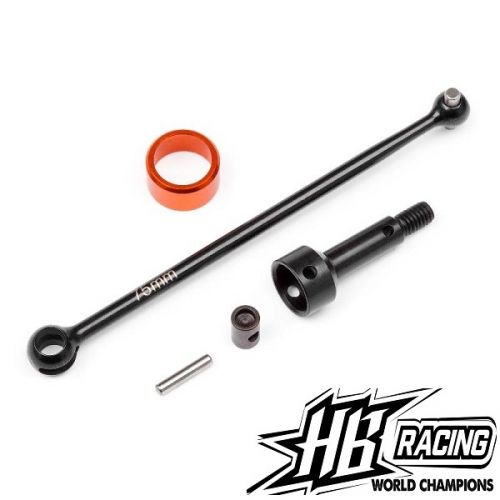 HB RACING HB112730 FRONT DRIVE SHAFT SET 75MM 