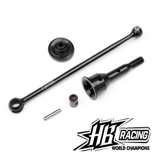 HB RACING HB112731 REAR DRIVE SHAFT SET 73MM 
