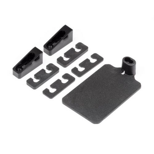 HB RACING HB112754 SERVO/RECEIVER MOUNT SET 