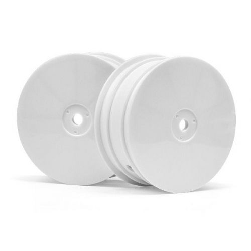 HB RACING HB112771 1/10 BUGGY FRONT WHEEL (WHITE/2PCS)