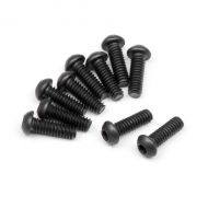 HB RACING HB112795 BUTTON HEAD SCREW M2X6MM (HEX SOCKET/10PCS) 