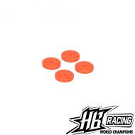 HB RACING HB116261 SHOCK PISTON SET (2x1.6mm/2x1.7mm)