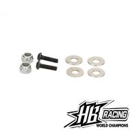 HB RACING HB116264 12mm SHOCK HARDWARE PARTS SET V2