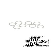 HB RACING HB204440 Input Gear Shim Set (8pcs) 