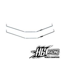 HB RACING HB204445 Rear Sway Bar Set V2 (2.5, 2.7mm) 
