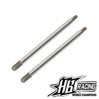 HB RACING HB204457 38mm Stroke Shock Shaft (+5mm extension/2pcs) 