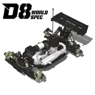 HB RACING HB204850 D8 World Spec 1/8 Competition Nitro Buggy (Without Bodyshell)