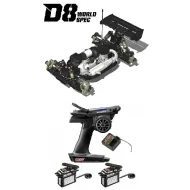 HB RACING D8 WORLD SPEC + SANWA M17 + XB2