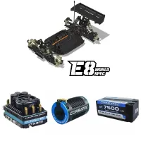 HB RACING E8 WORLD SPEC + KIT CORSATEC