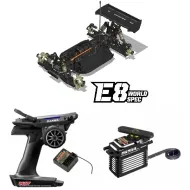 HB RACING HB204855 E8 World Spec 1/8 EP Buggy + SANWA M17 + PGS-XB II (204855+107A54563A+10732483A)