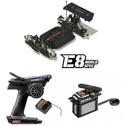 HB RACING E8 WORLD SPEC + M17 + PGS-XB II