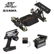 HB RACING HB204855 E8 World Spec 1/8 EP Buggy + SANWA MT-5 + PGS-CX II (204855+107A54526A+10132671A)