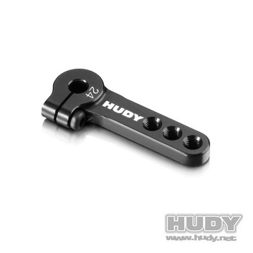 HUDY 293408 ALU CLAMP SERVO HORN - HITEC - 3-HOLE M3 - 24T - 293408