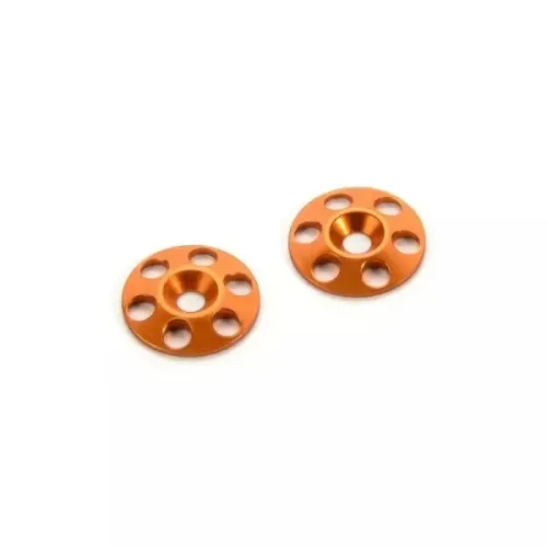 HUDY 293561-O ALU REAR WING SHIM - ORANGE (2) - 293561-O