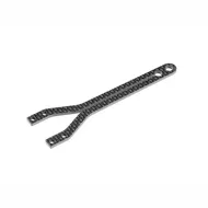 XRAY 301077 X4 Graphite Upper Deck - Split Front Open - 2.0mm