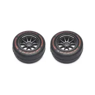 SERPENT 302061 Wheel/tyre set fr S (2) F190 (SER302061)