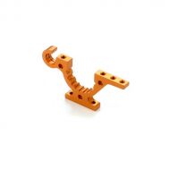XRAY 302761-O T4 Alu Lower Adjustment Bulkhead Front L/Rear R - Orange 