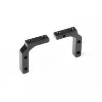 XRAY 336131 Alu Steering Servo Mount - Black - Swiss 7075 T6 (2)