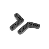 XRAY 353391 Gt Graphite Rear Roll Center Upright Plate 4mm - V2 (2)