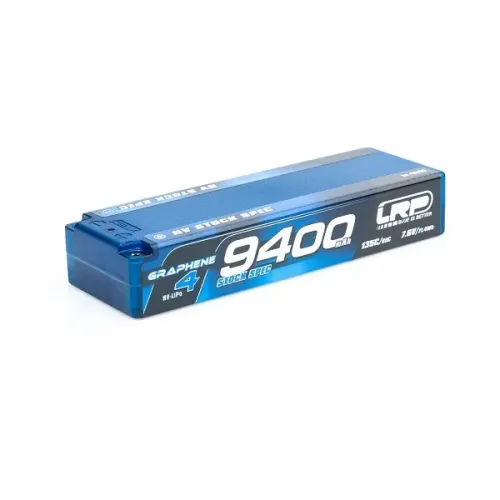 LRP 431279 HV Stock Spec GRAPHENE-4 9400mAh Hardcase battery - 7.6V LiPo - 135C