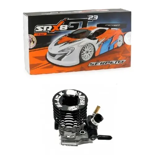 Serpent 600066 SRX8 GT '23 4wd 1/8 GP + XRD GT5 DARK BLACK (SER600066+BKGT5)