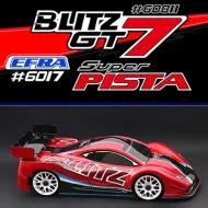 BLITZ 60811 GT7 Super Pista 1/8 On-Road GT Body-Shell EFRA #6017