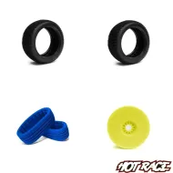 HOT RACE #001-0131 BANGKOK V2 MEDIUM KIT COMPLETE YELLOW RIM 1/8 OFF ROAD BUGGY 1 PAIRS #001-0131 CY