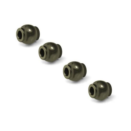 HB RACING HB67205 Light Weight Upper Suspension Fixing Ball (4pcs)