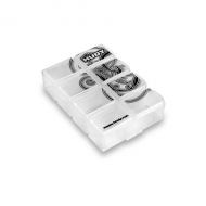 HUDY 298018 Tiny Hardware Box - 8-Compartments - 97 x 69mm