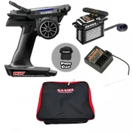 COMBO SANWA 101A32483A RADIO CAR M17 2,4G FH-5 4CH + RX-493I + PGS-XB II + BAG + CAP(101A32483A+107A54563A)