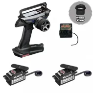 COMBO SANWA 101A32671A RADIO CAR MT-5 + RX-493i 2.4GHZ 4CH + 2 PGS-CL II + BAG + CAP(101A32671A+107A54516A)