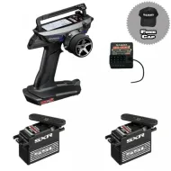 COMBO SANWA 101A32671A RADIO CAR MT-5 + RX-493i 2.4GHZ 4CH + 2 PGS-CX II + BAG + CAP(101A32671A+107A54526A)