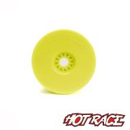 HOT RACE #001-1102 SET OF BUGGY RIMS YELLOW 1/8 OFF ROAD BUGGY 4pcs