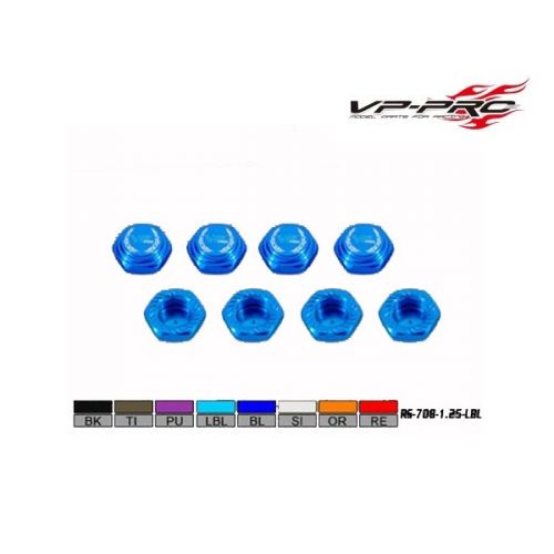 RS-708-1.25-LBL 17mm WHEEL NUT -1.25 LIGHT BLUE