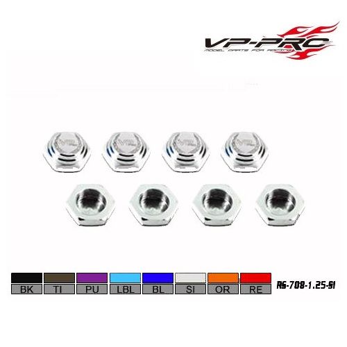 RS-708-1.25-TI 17mm WHEEL NUT -1.25 TITANIUM