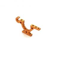 XRAY 302760-O T4 Alu Lower Adjustment Bulkhead Front R/Rear L - Orange