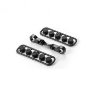 XRAY 353317 XB8 Alu Rear Lower Susp. Holder - Front - Square Adj.Roll-C.