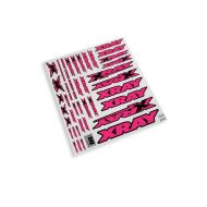 XRAY 397314 Sticker For Body - Neon Red