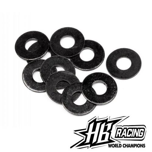 HB RACING HBZ224 WASHER M3x8mm (10pcs) 