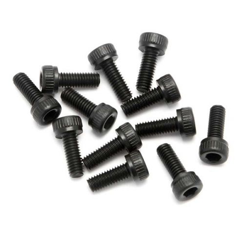 HB RACING HBZ542 CAP HEAD SCREW M3x8mm (12pcs)